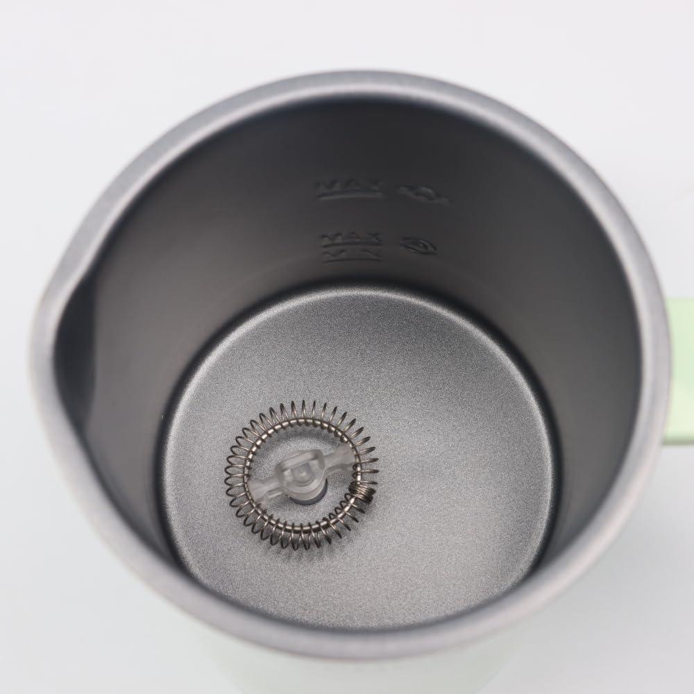 Espumador de Leche Eléctrico Mophom MMF02 350ml Verde 4 en 1