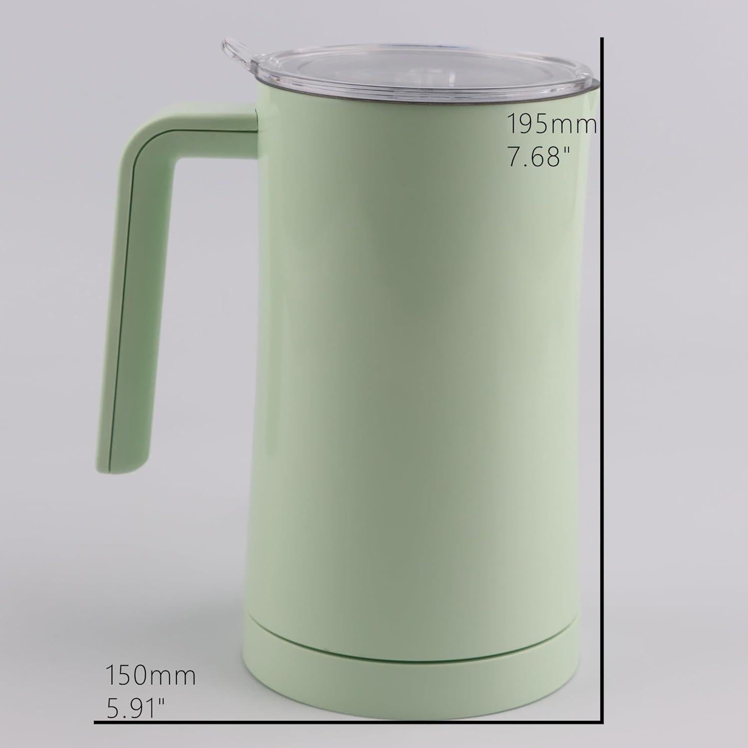 Espumador de Leche Eléctrico Mophom MMF02 350ml Verde 4 en 1