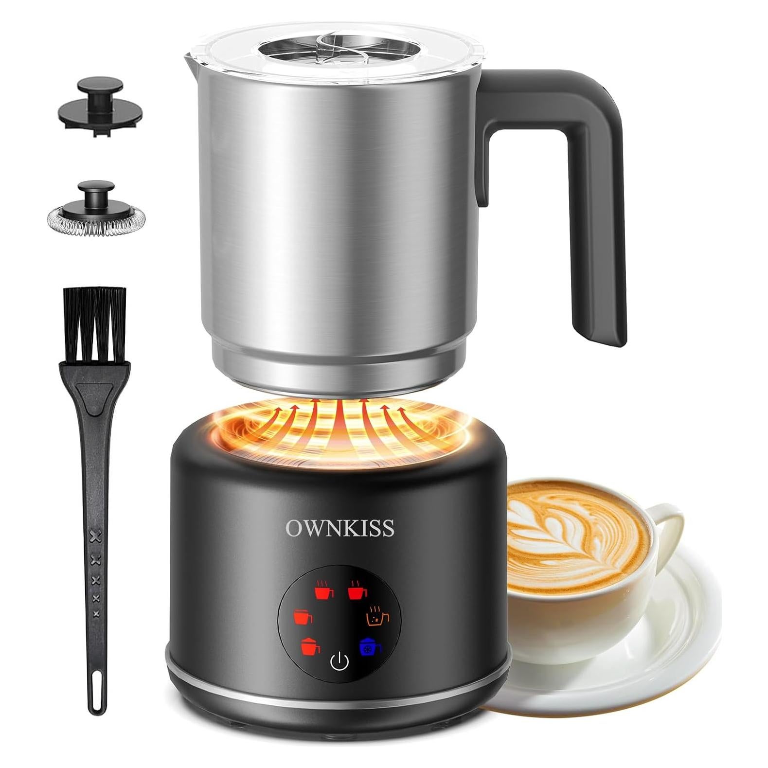 Espumador Eléctrico de Leche OWNKISS HS010-S 500ml 6-en-1