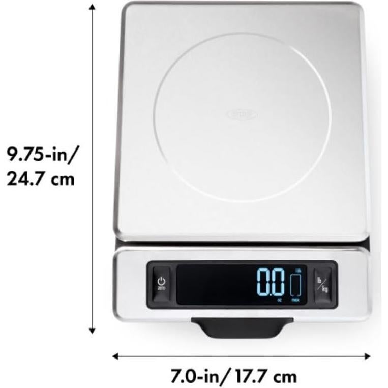 Balanza de Cocina OXO Good Grips 5 kg Acero Inoxidable Digital
