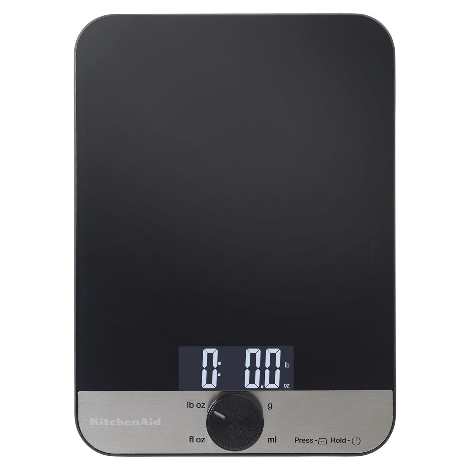 Escala Digital de Cocina KitchenAid KQ908 4.99 kg Vidrio Negro