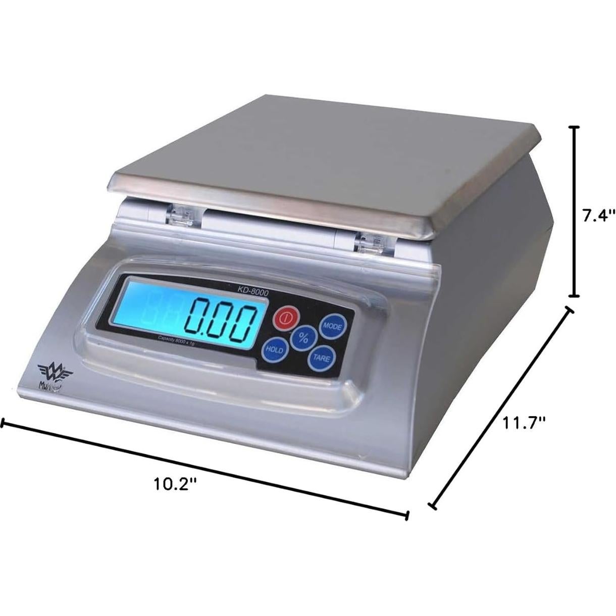 Balanza Digital de Cocina Mi Peso KD-8000 Acero Inoxidable