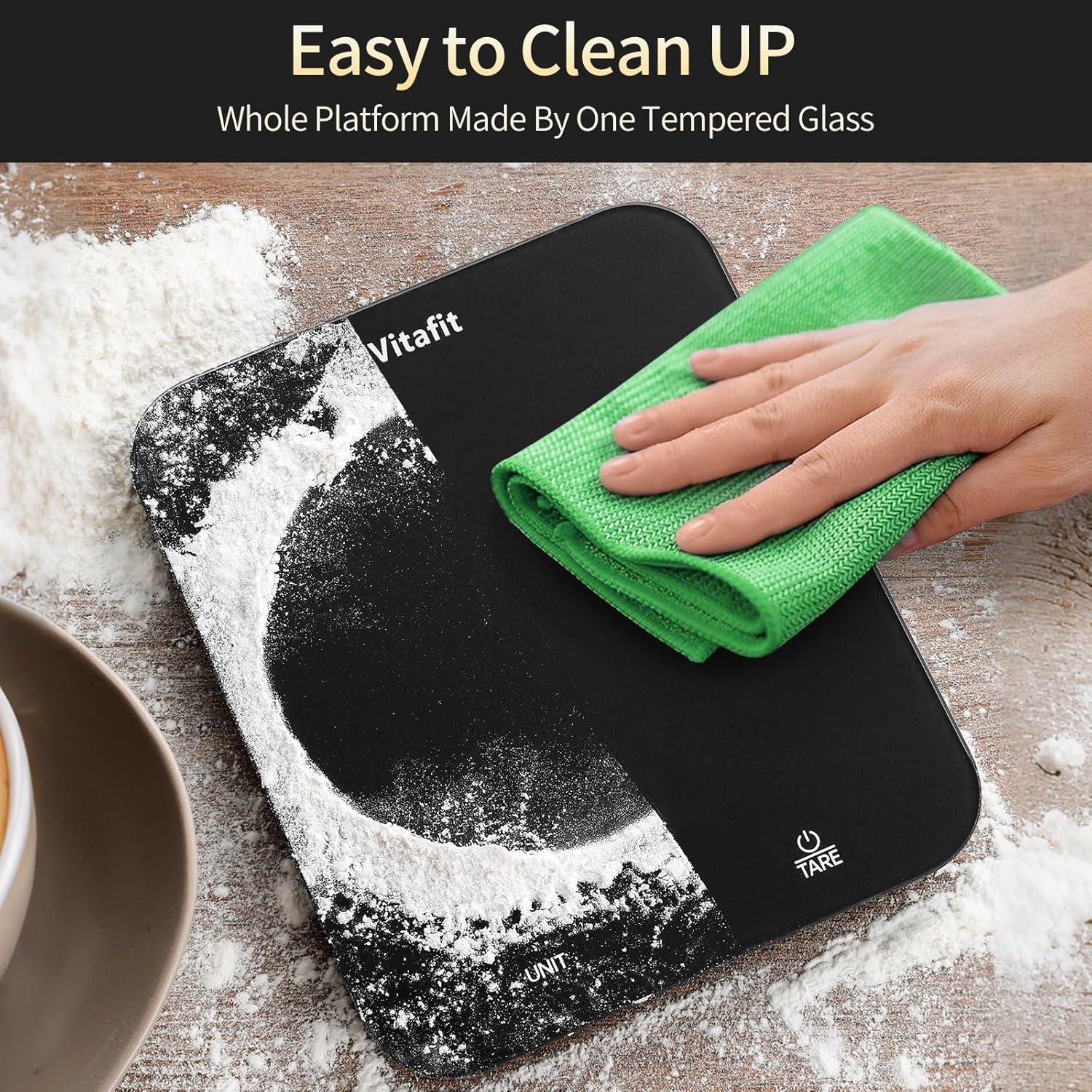 Balanza Digital de Cocina Vitafit 15kg Alta Precisión LED