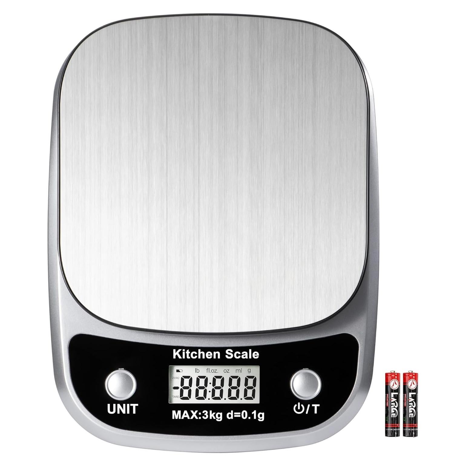 Báscula de Cocina Digital GRAM PRES GP-K1905 3kg 0.1g Plata