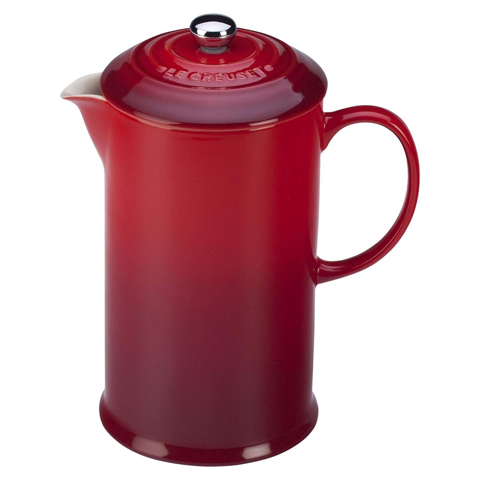 Prensa Francesa Le Creuset Cerámica 1009 ml Color Cerise