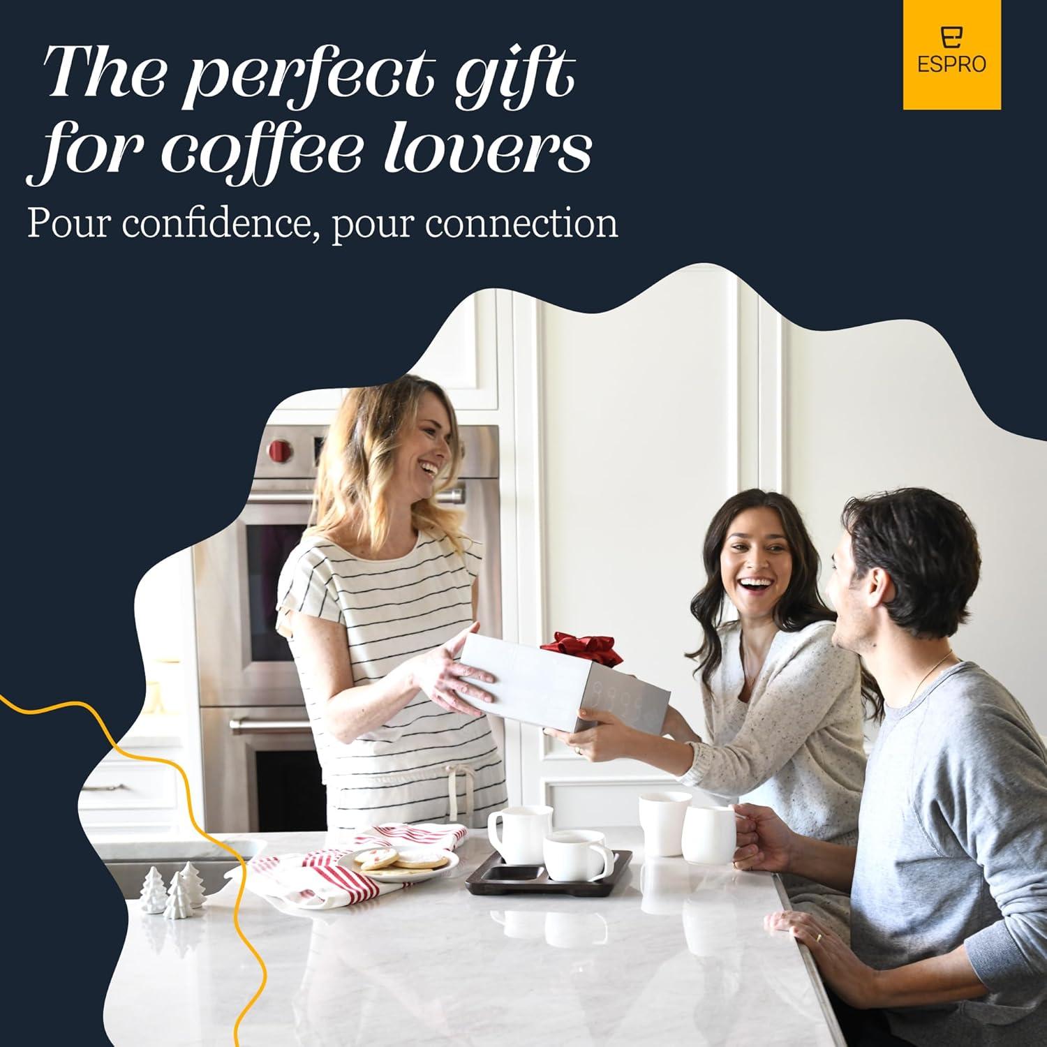 Cafetera Prensa Francesa ESPRO P6 32 oz Acero Inoxidable Negro Mate