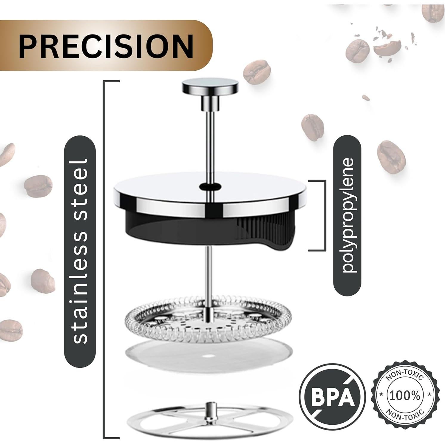 Cafetera Prensa Francesa SIPNDULGENCE 500ml Doble Pared