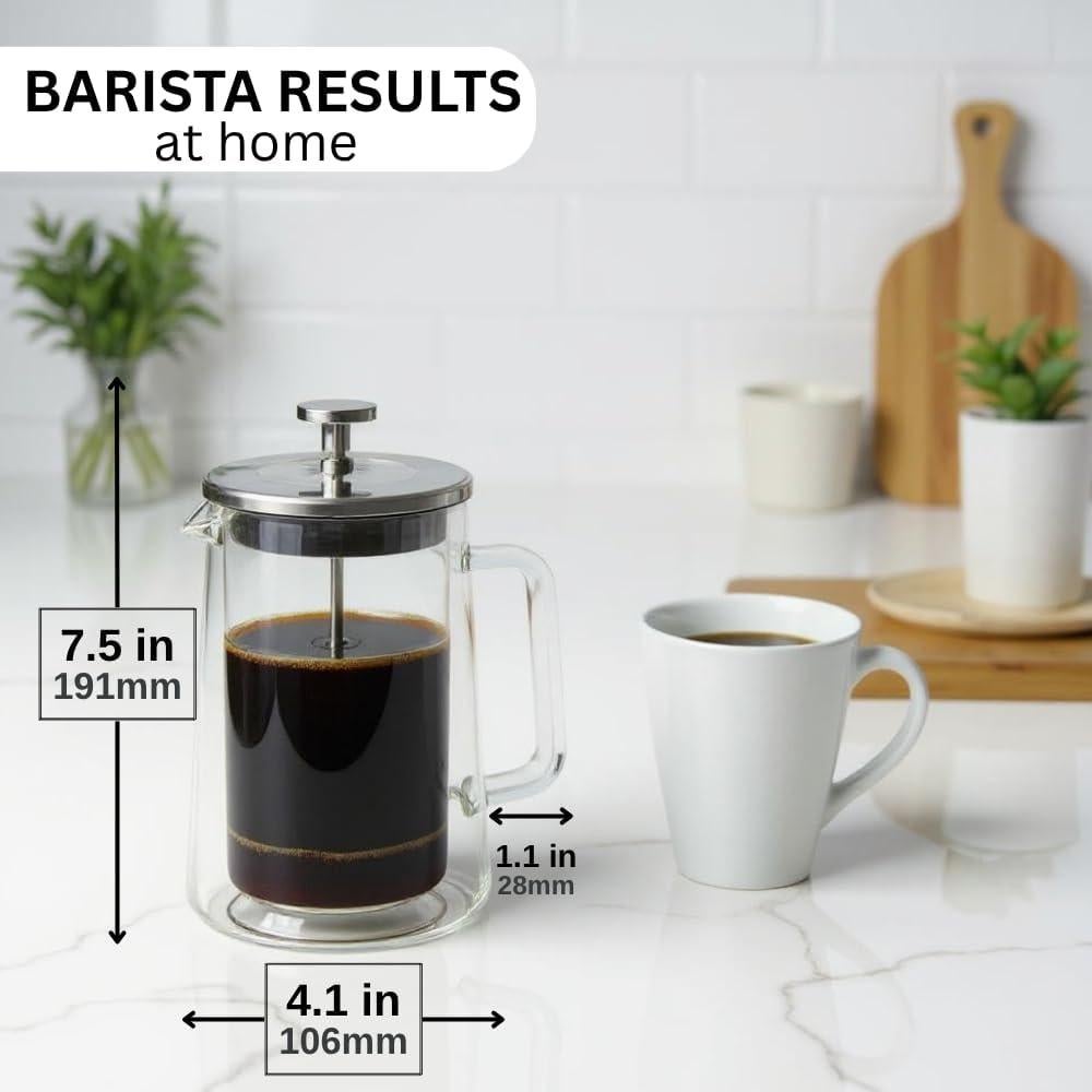 Cafetera Prensa Francesa SIPNDULGENCE 500ml Doble Pared