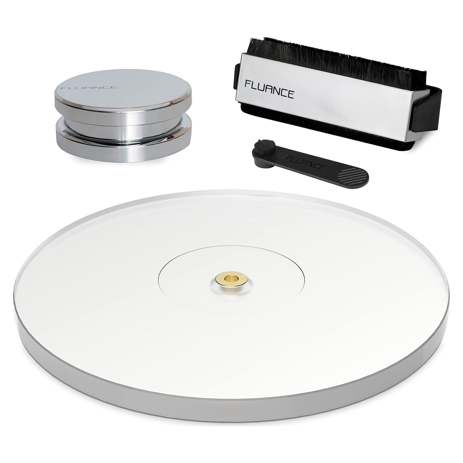 Kit de Accesorios para Tocadiscos Fluance con Plato y Peso