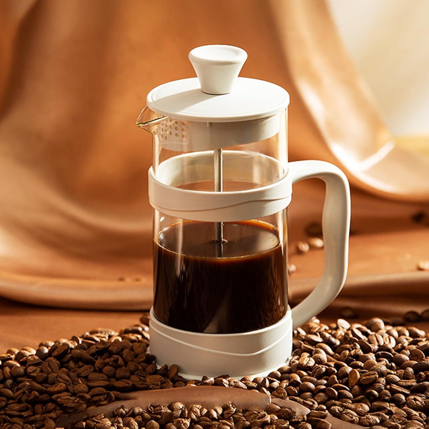 Cafetera Prensa Francesa PARACITY 350ml Acero Inoxidable Vidrio