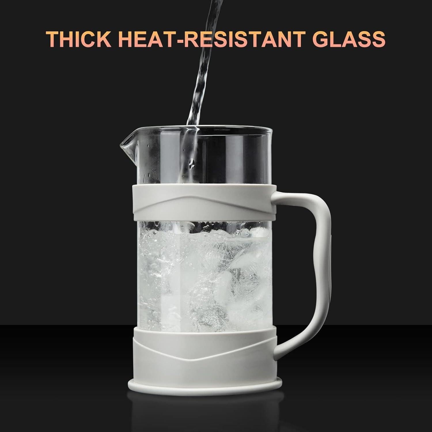 Cafetera Prensa Francesa PARACITY 350ml Acero Inoxidable Vidrio