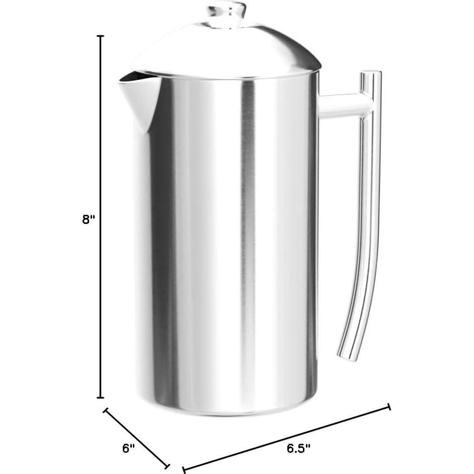 Prensa Francesa de Café Frieling 23 Oz Acero Inoxidable Doble Pared