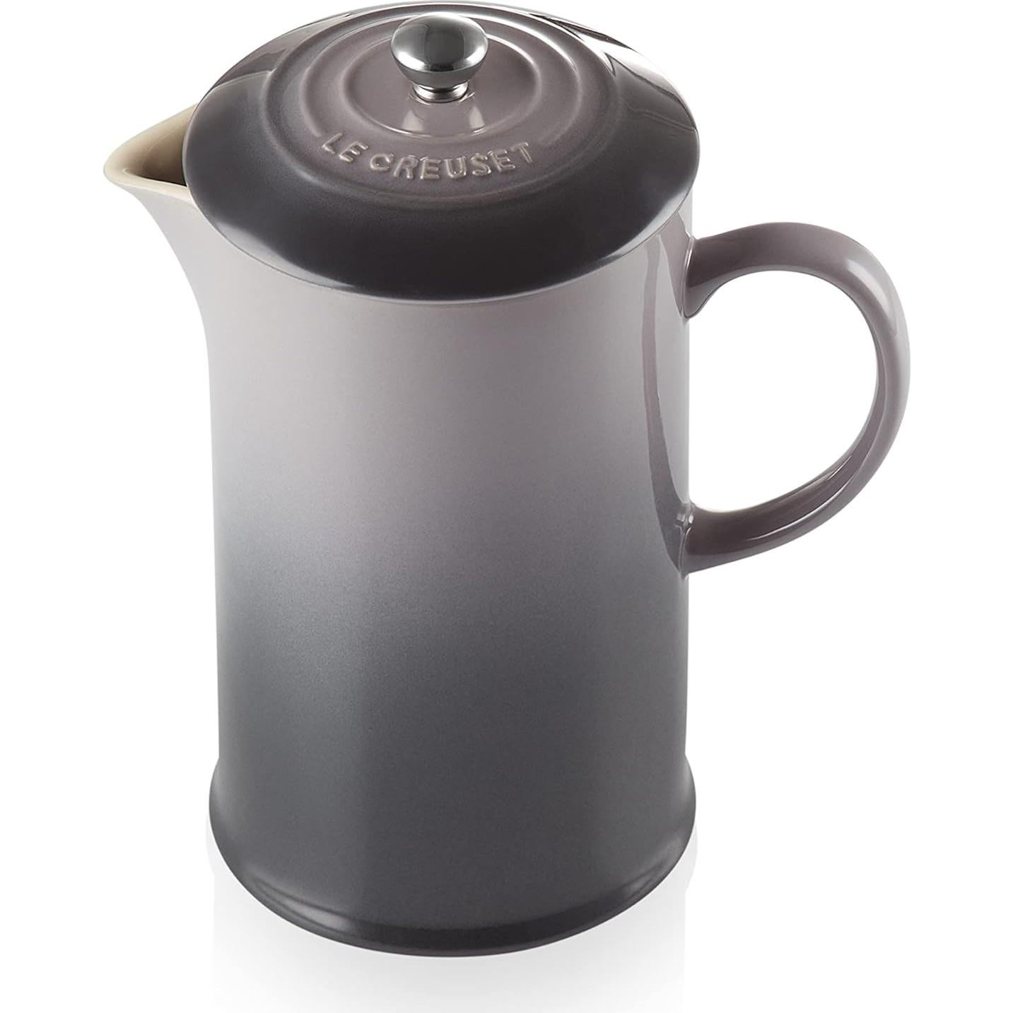 Cafetera Prensa Francesa Le Creuset 1L Cerámica Pizarra