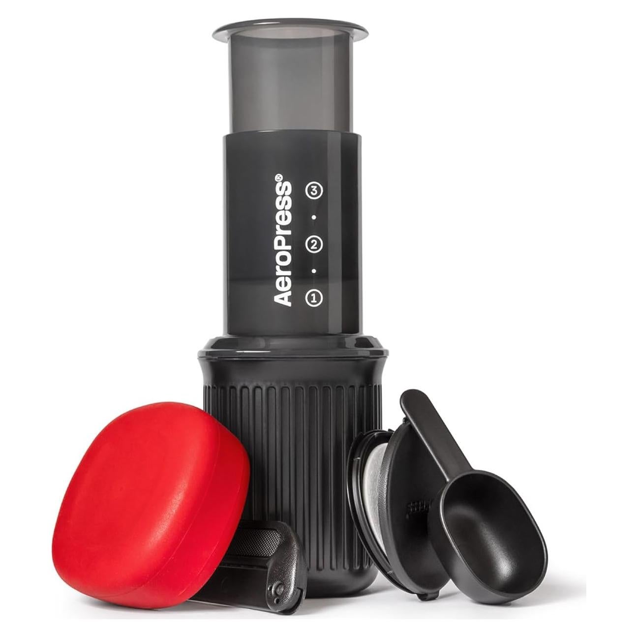 Cafetera AeroPress Go Gris - Prensa Francesa Portátil 317g