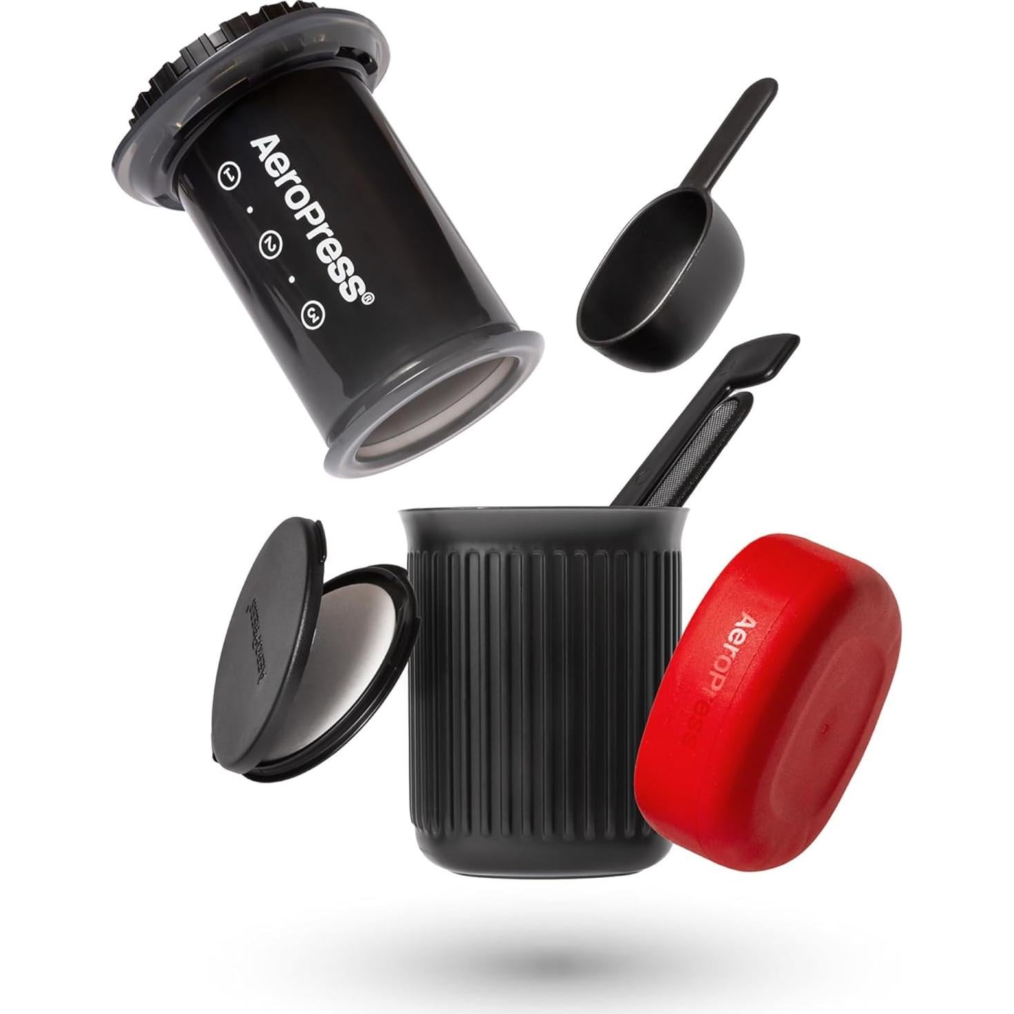 Cafetera AeroPress Go Gris - Prensa Francesa Portátil 317g