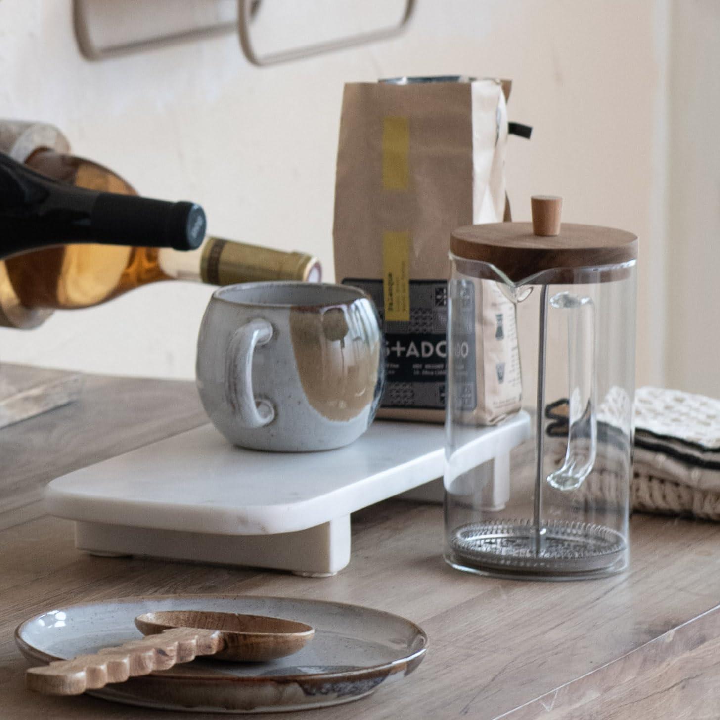 Cafetera Prensa Francesa Bloomingville 36 Onzas Acacia Vidrio