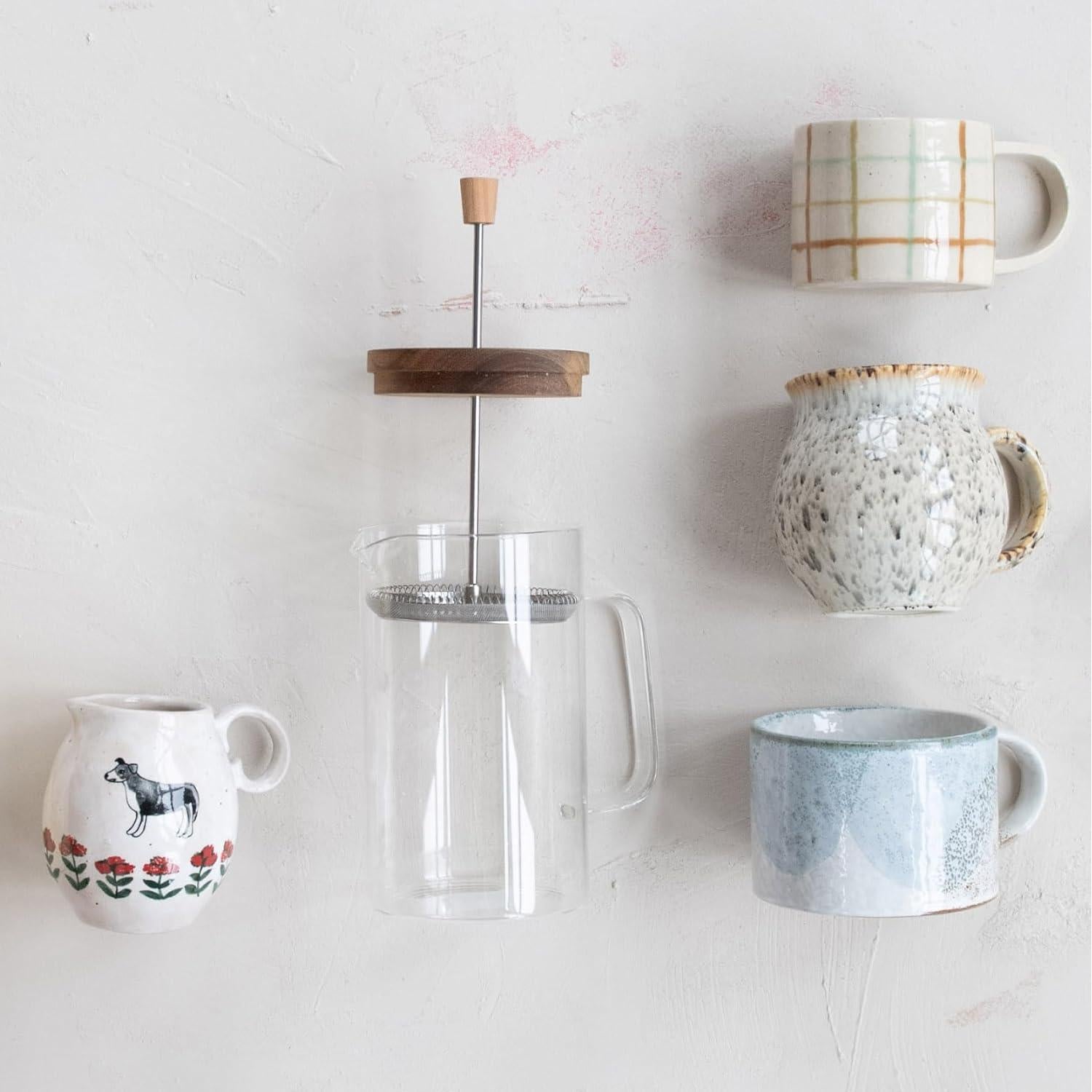 Cafetera Prensa Francesa Bloomingville 36 Onzas Acacia Vidrio