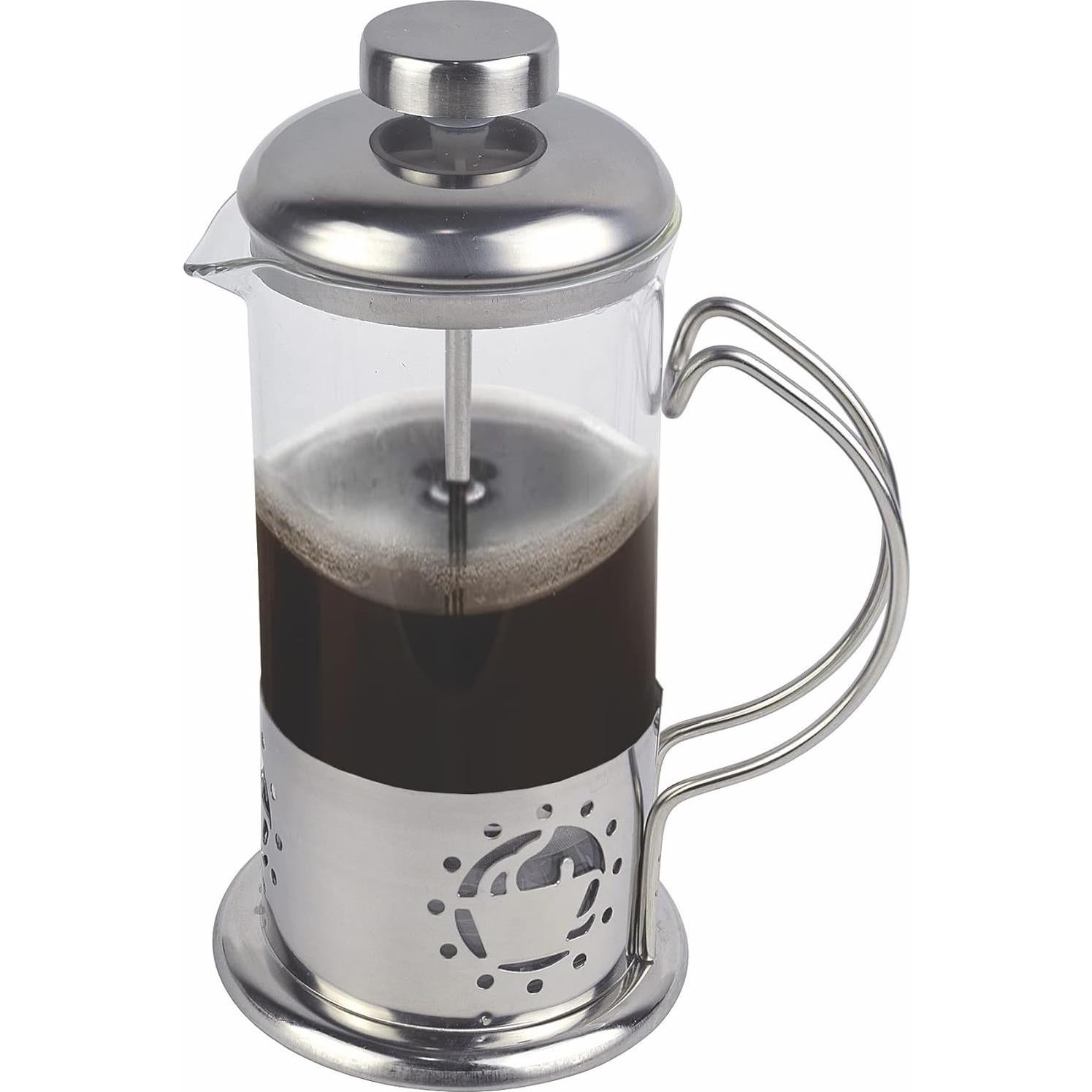 Prensa Francesa de Café BNYD 12 oz Acero Inoxidable y Vidrio