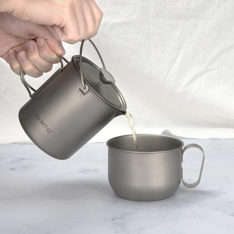 Cafetera Prensa Francesa Titanio COMTAI 750ml Camping