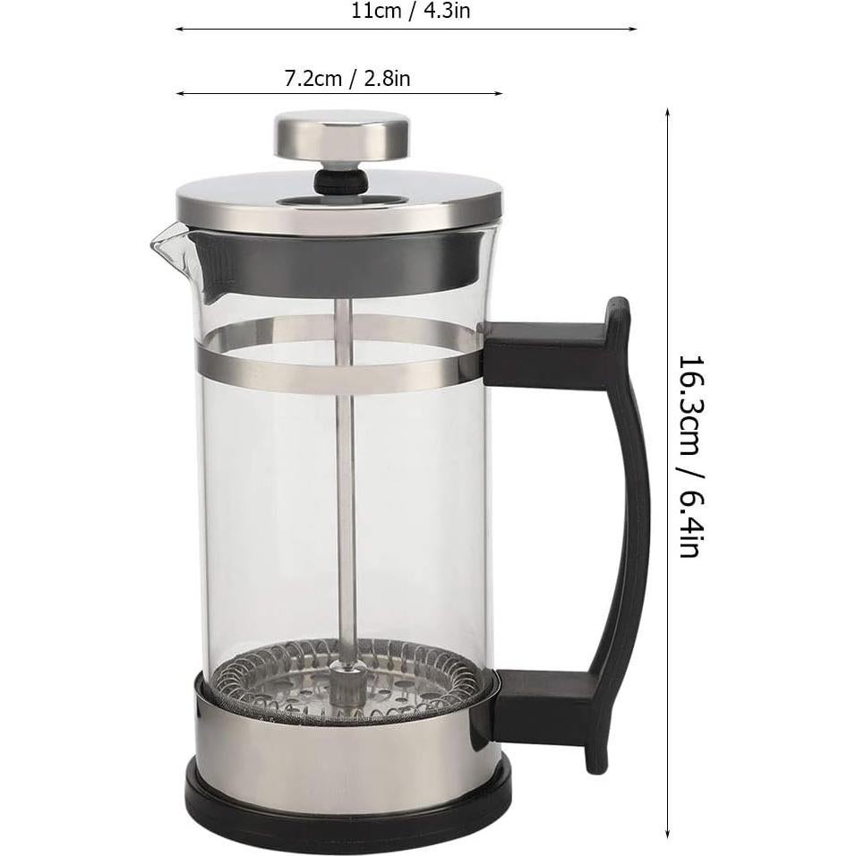 Cafetera Prensa Francesa Acero Inoxidable TOPINCN 28x18.3 cm