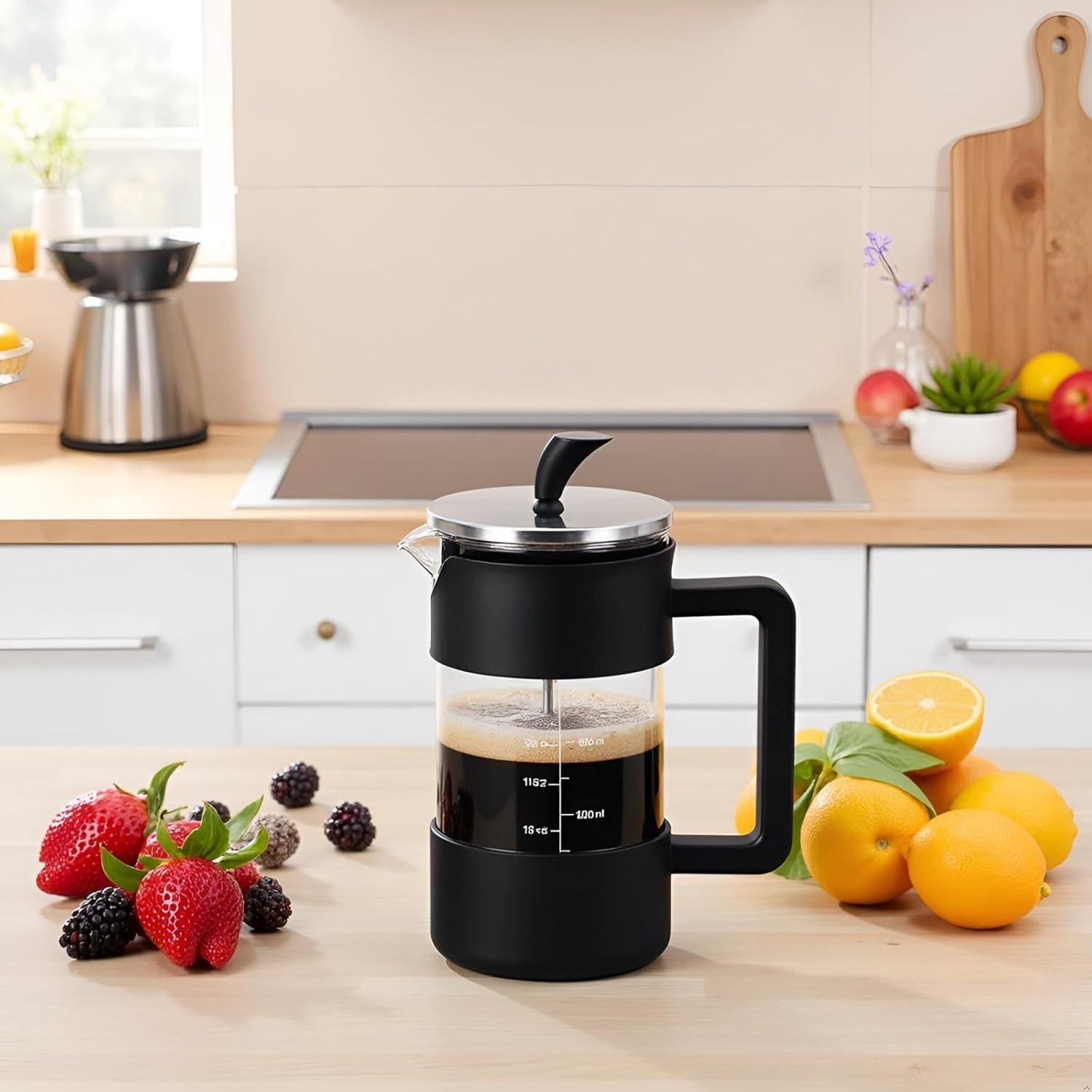 Prensa Francesa de Café Dayngear 1L Vidrio Borosilicato Aislante