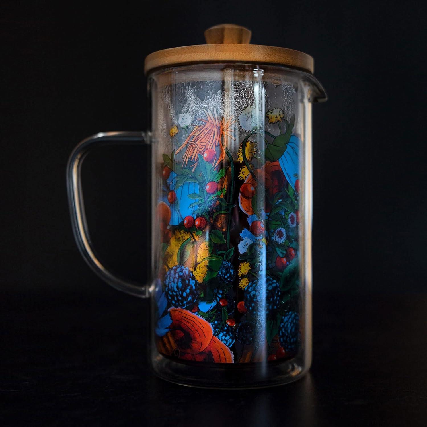 Cafetera French Press Rasa Koffee 350ml Vidrio Doble Pared