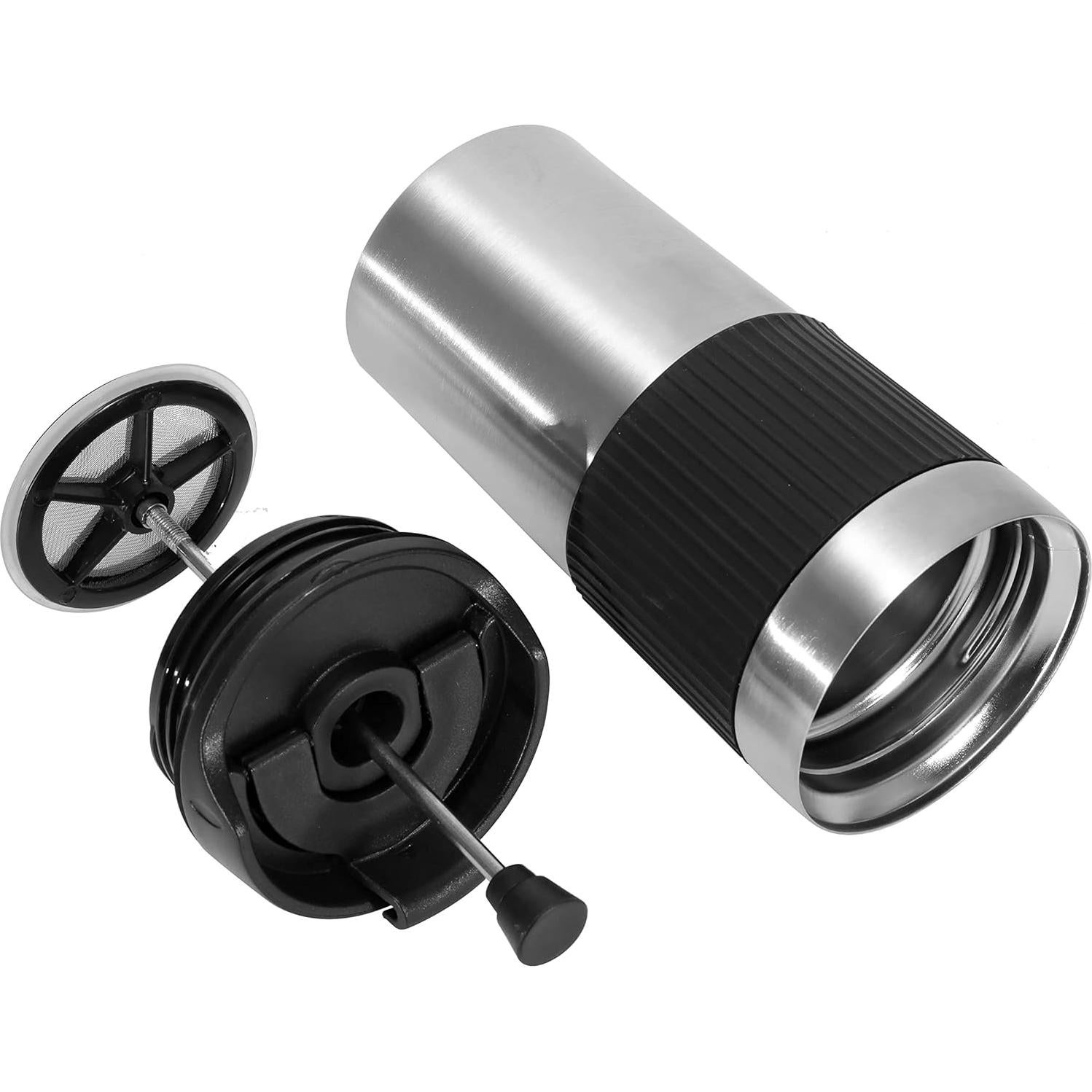 Cafetera Prensa Francesa Portátil Genérico 473ml Acero Inoxidable