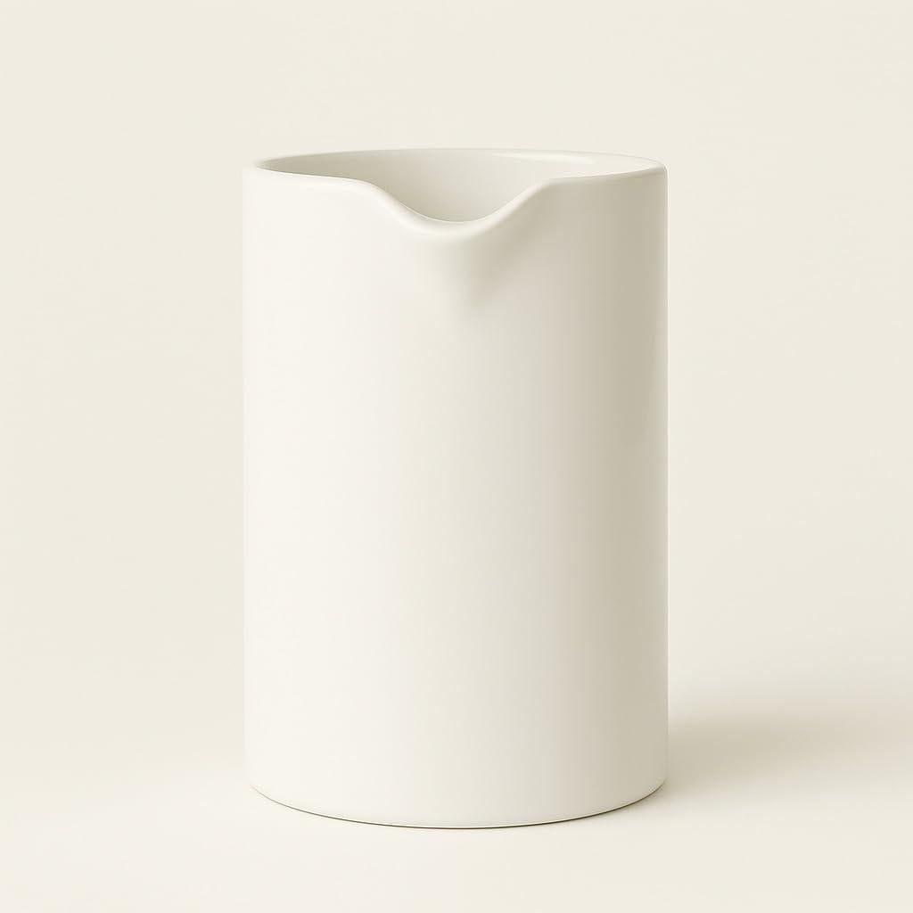 Cafetera Prensa Francesa StramperPress con Temporizador - Cerámica Blanca