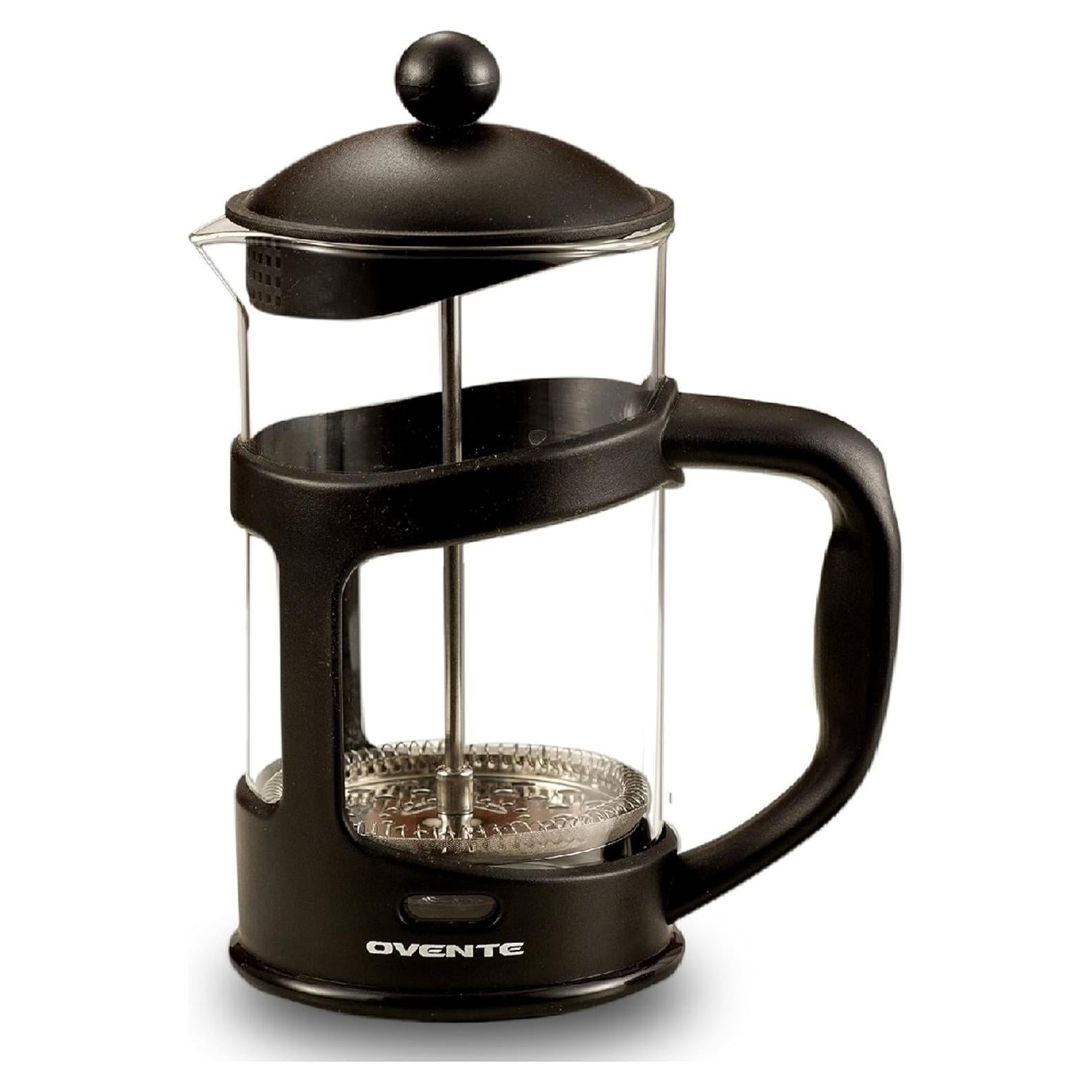 Prensa Francesa Ovente FPT27B 27oz Vidrio Borosilicato Negro