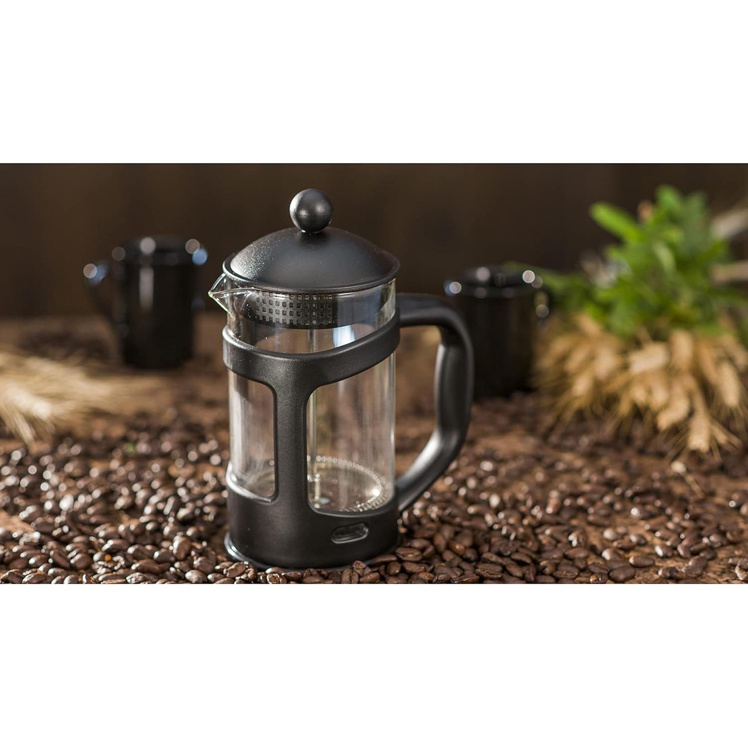 Prensa Francesa Ovente FPT27B 27oz Vidrio Borosilicato Negro