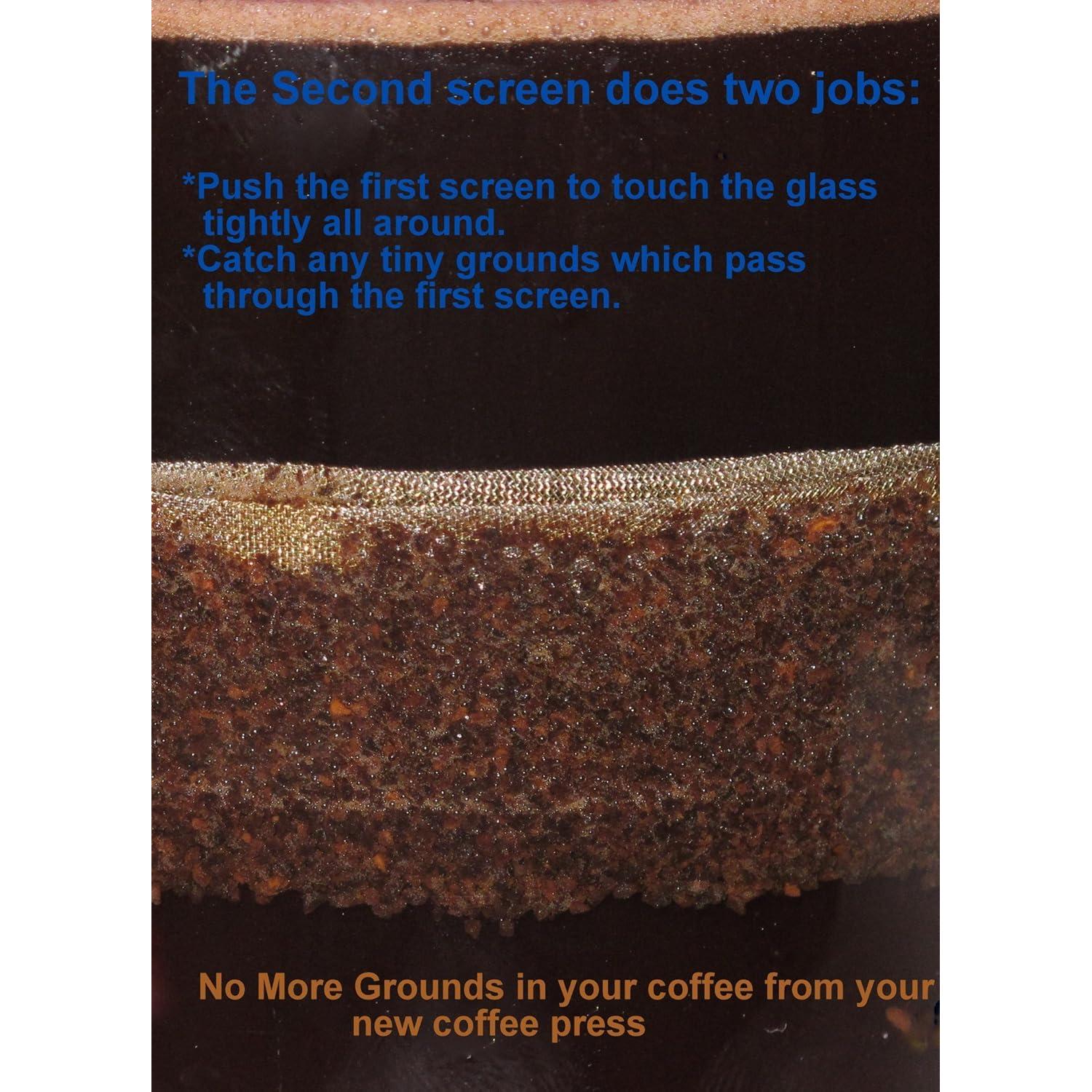 Cafetera Prensa Francesa SterlingPro 1L Acero Inoxidable Doble Pared