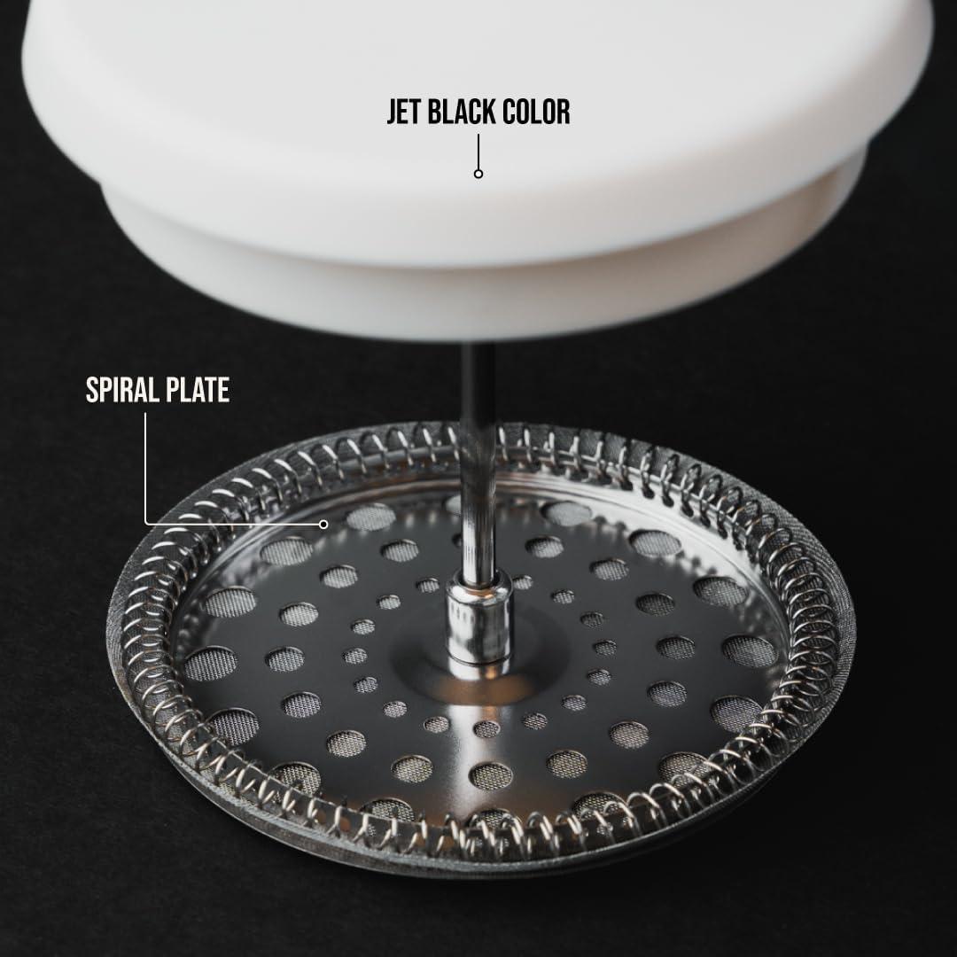 Prensa Francesa Portátil Angora Brands Yunie - 1007 ml - Blanco