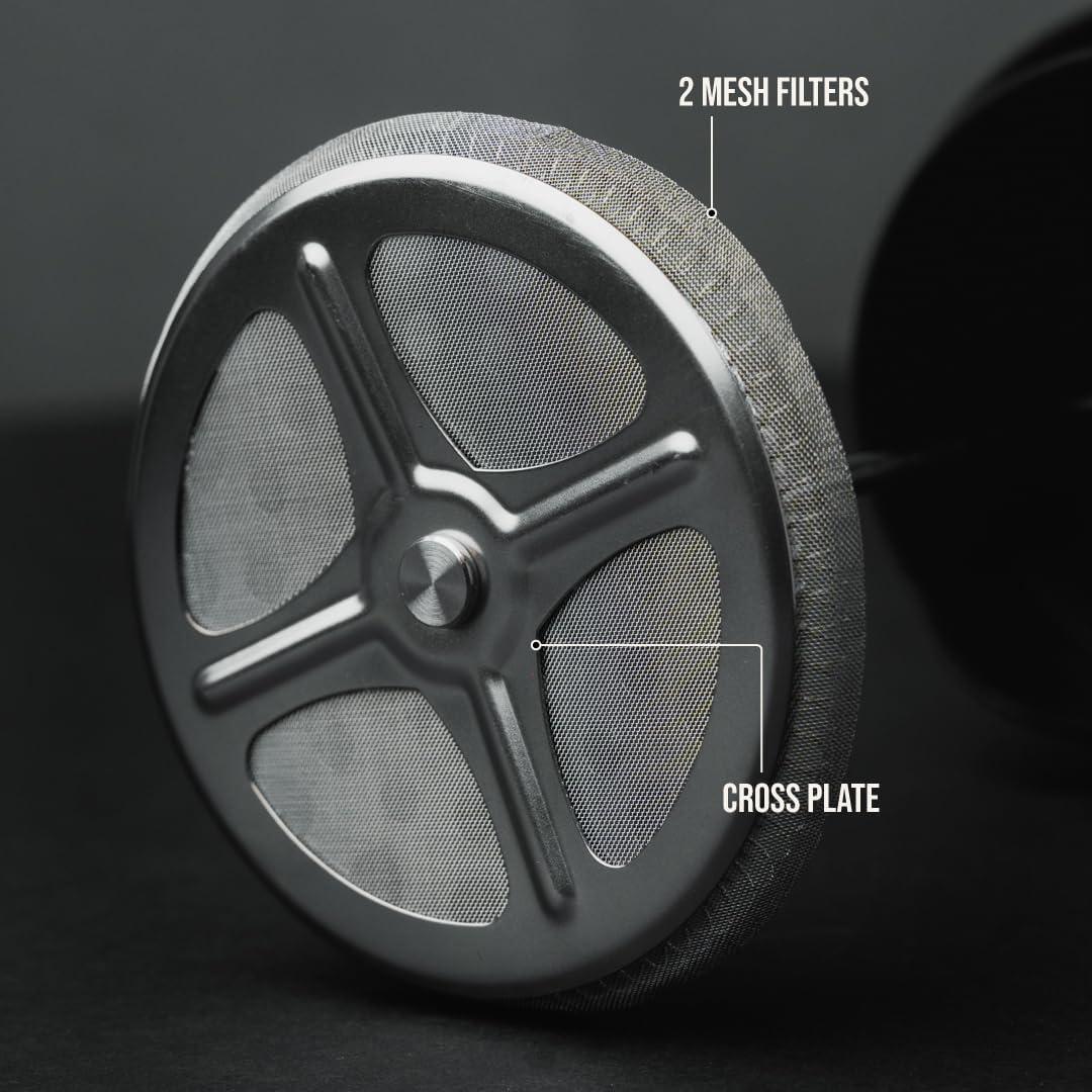 Prensa Francesa Portátil Angora Brands Yunie - 1007 ml - Blanco