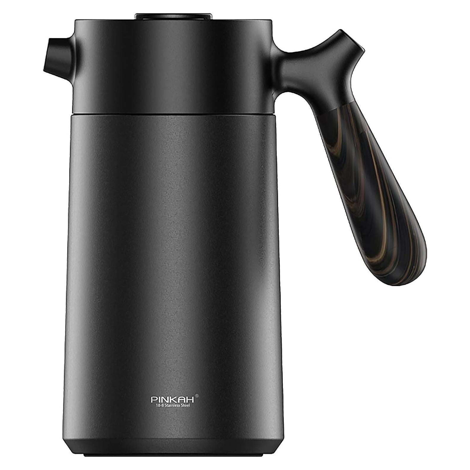 Cafetera Prensa Francesa PINKAH 950 ml Acero Inoxidable Negro