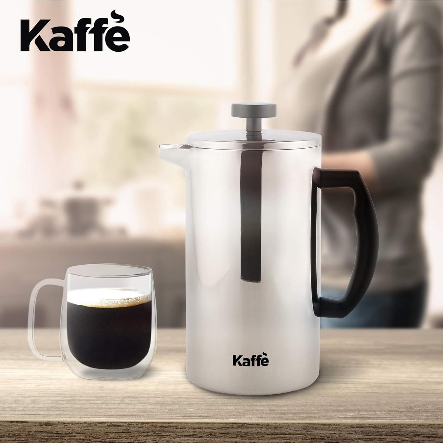 Prensa Francesa Kaffe Acero Inoxidable 0.8L Doble Pared