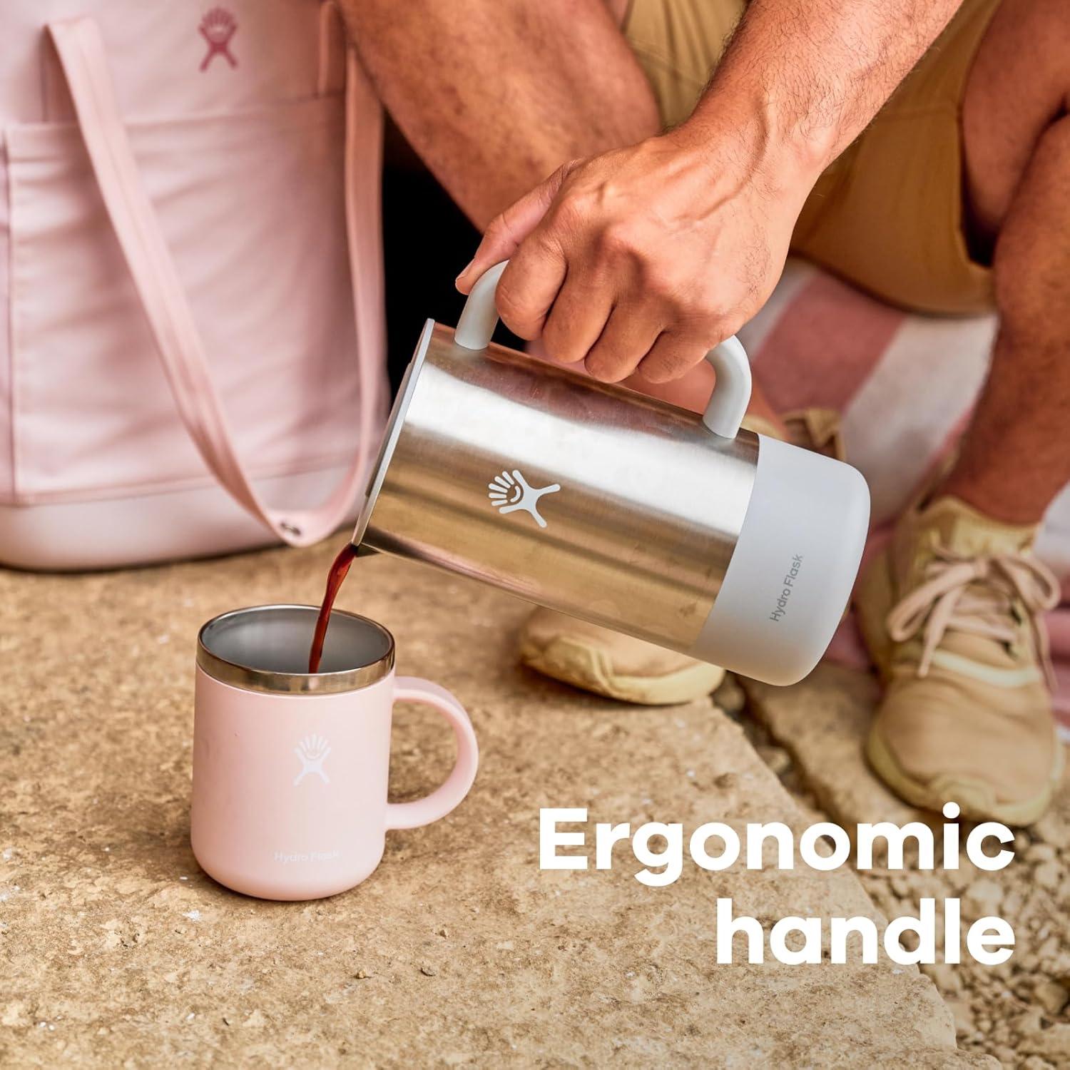 Prensa Francesa Aislada Hydro Flask 0.95L Gris Abedul