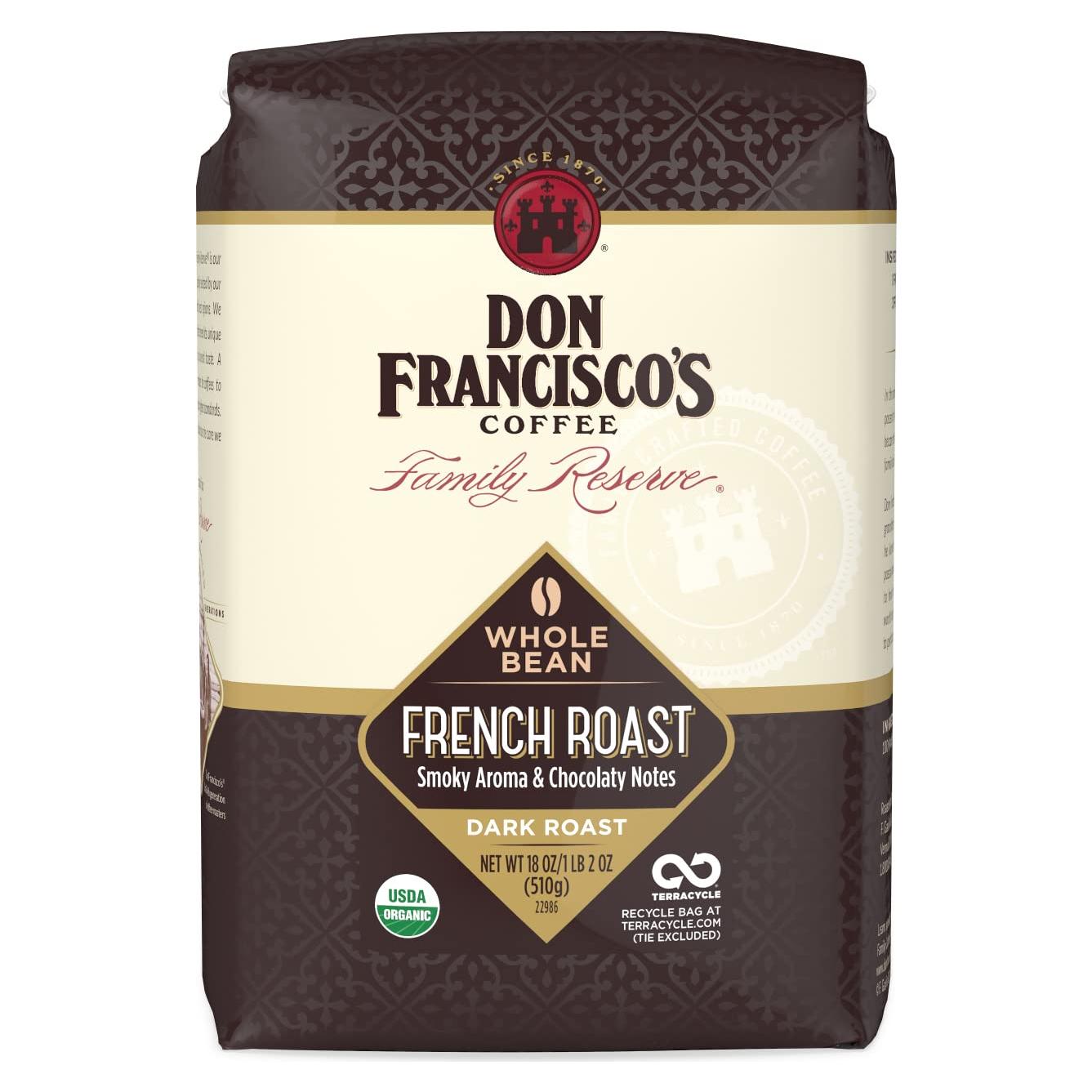 Café Orgánico Don Francisco Tostado Francés 510g 100% Arábica