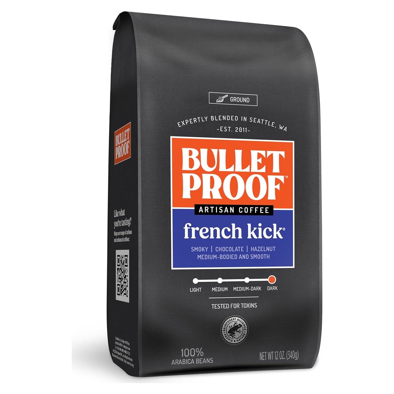 Café Molido Bulletproof Tostado Oscuro 340g 100% Arábica