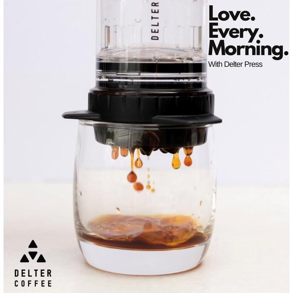 Prensa Francesa Delter Edición Gris Ahumado Automática