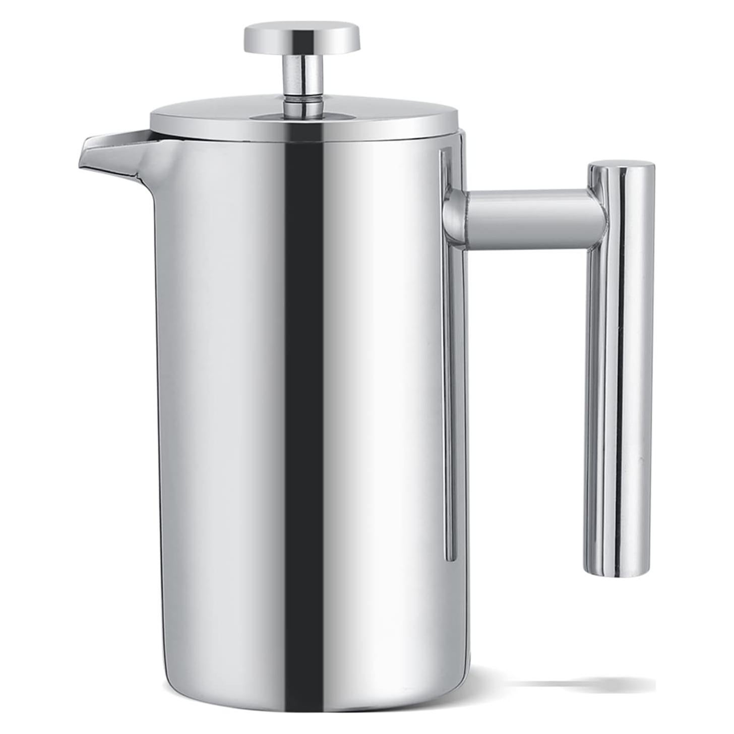 Cafetera Prensa Francesa Yosoo 350ml Acero Inoxidable Doble Pared