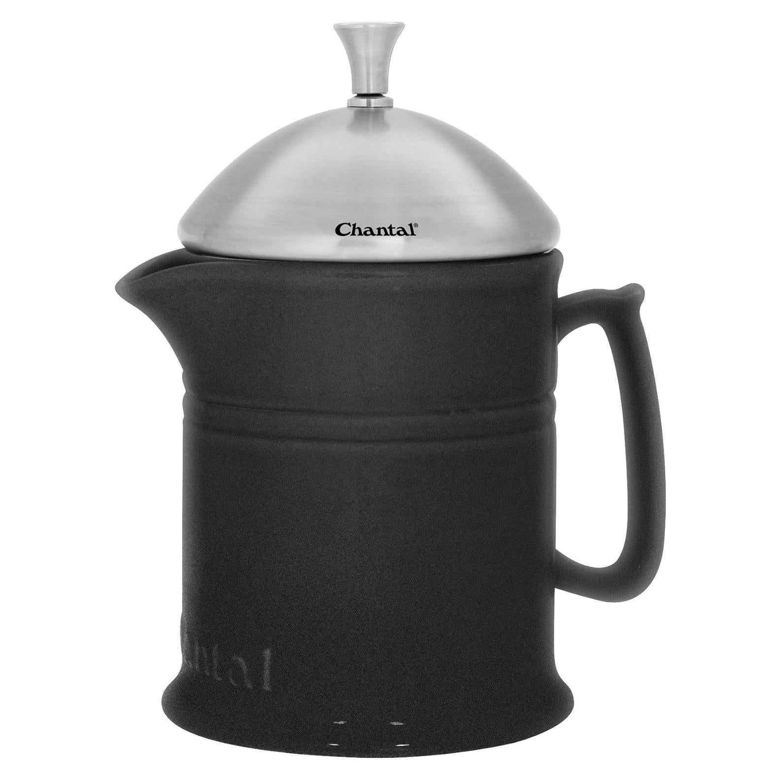 Prensa Francesa de Cerámica Chantal 0.47L Émbolo Acero Inoxidable