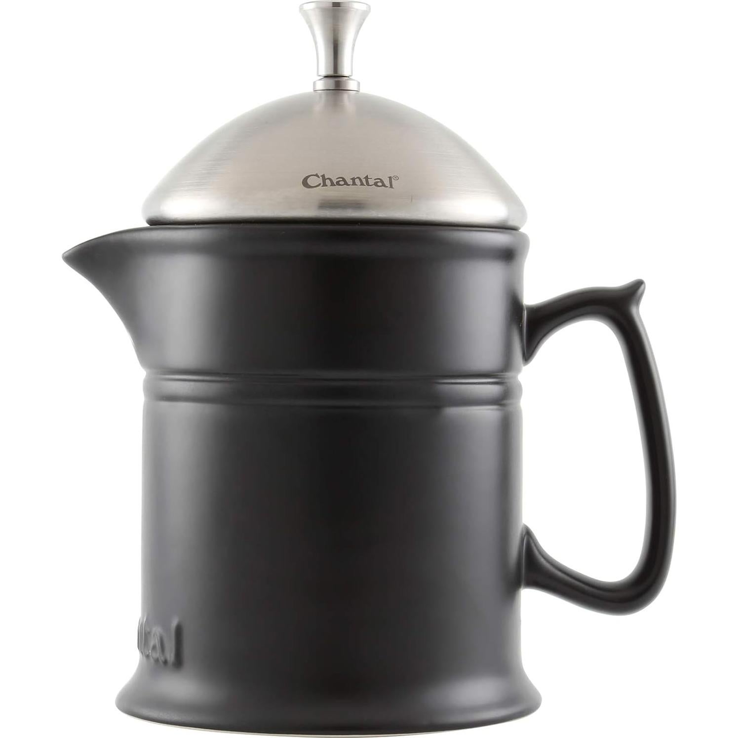 Prensa Francesa de Cerámica Chantal 0.47L Émbolo Acero Inoxidable