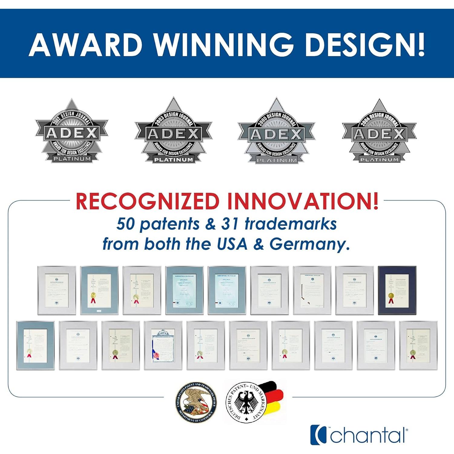 Prensa Francesa de Cerámica Chantal 0.47L Émbolo Acero Inoxidable