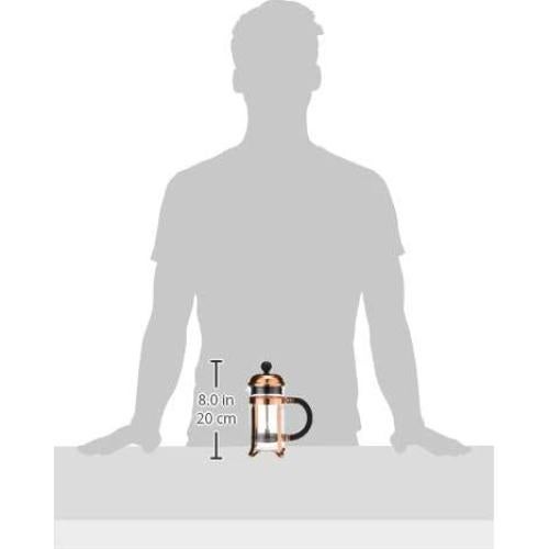 Cafetera Prensa Francesa Bodum Chambord 3 Tazas Cobre 0.35L