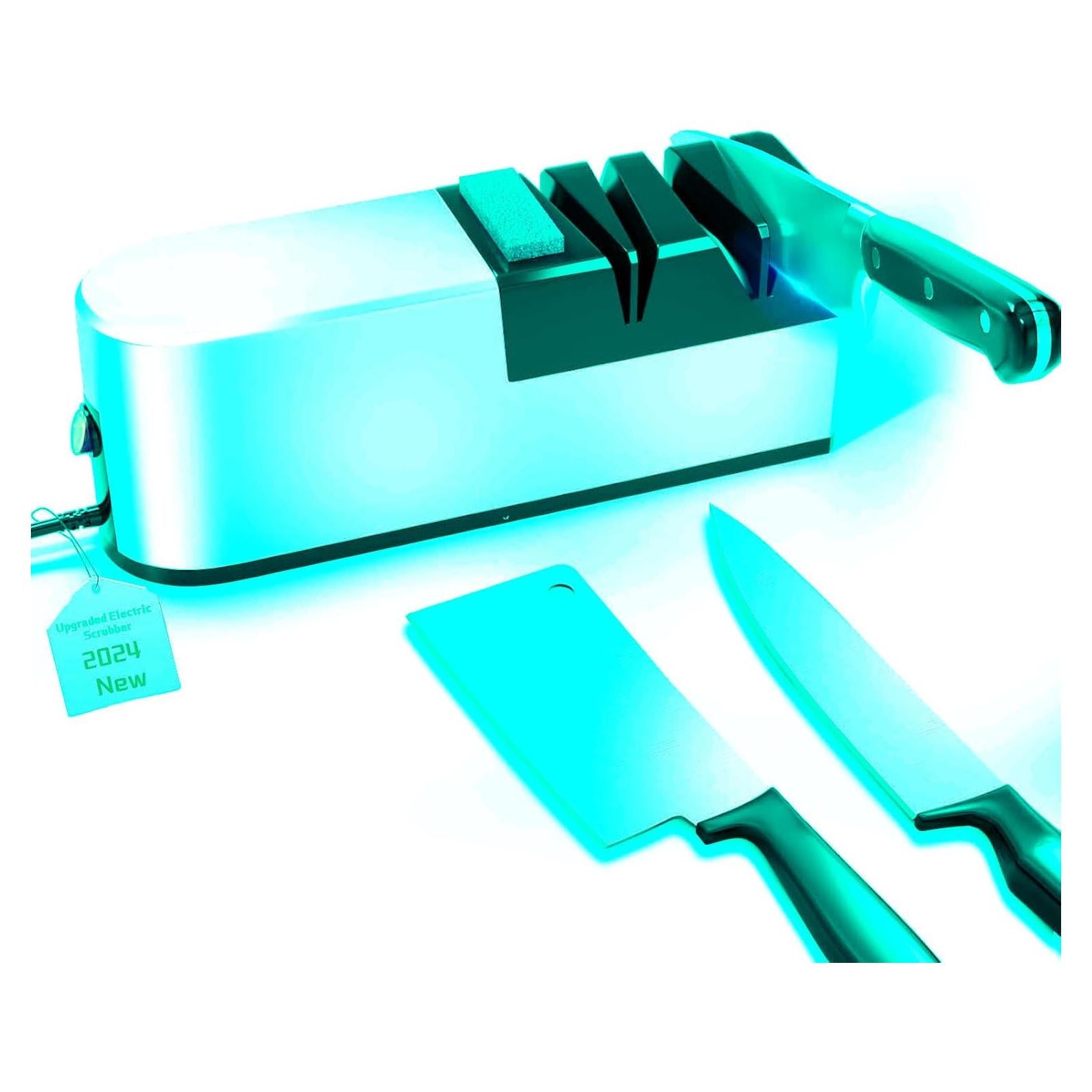 Afilador de cuchillos eléctrico Kiseely 5 en 1 profesional