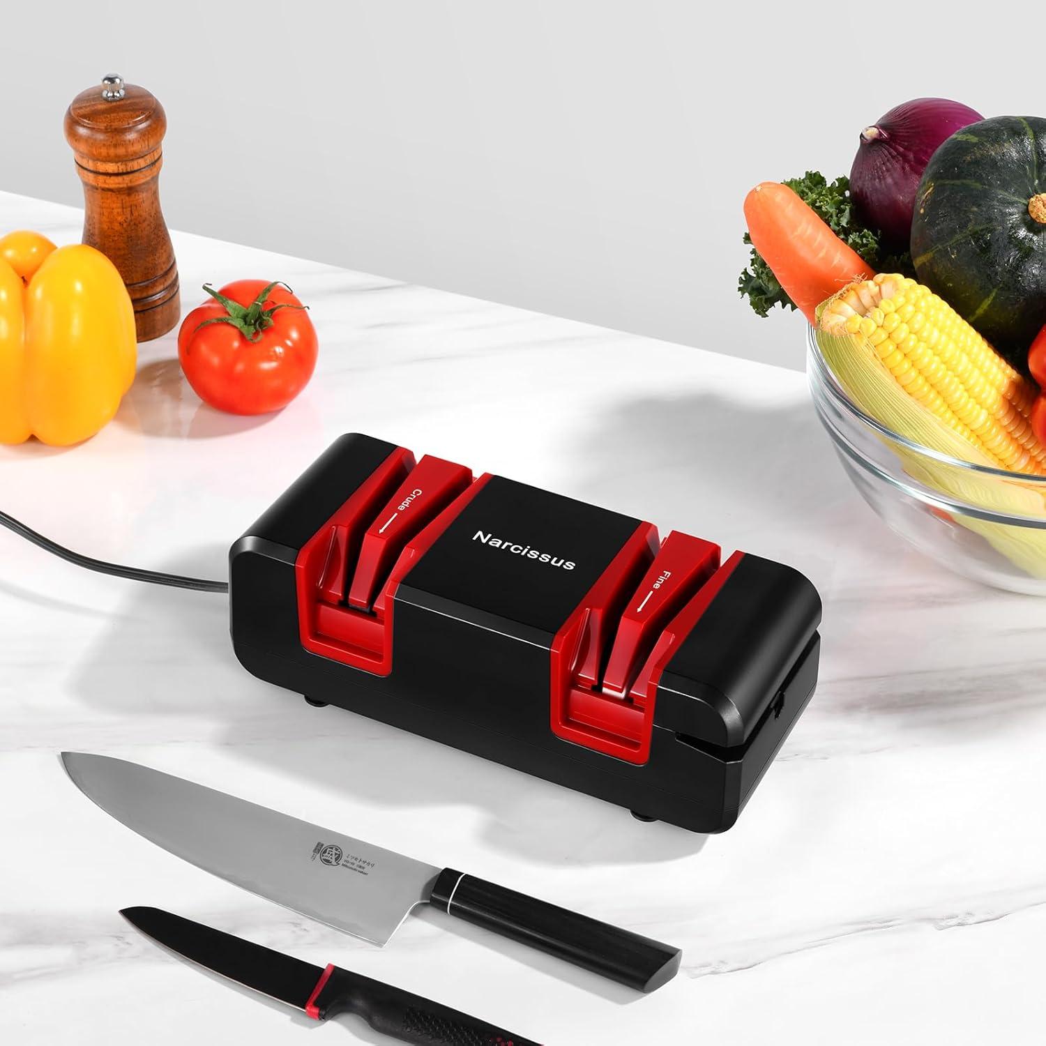 Afilador Eléctrico de Cuchillos Northmas QN-M801 2 Etapas