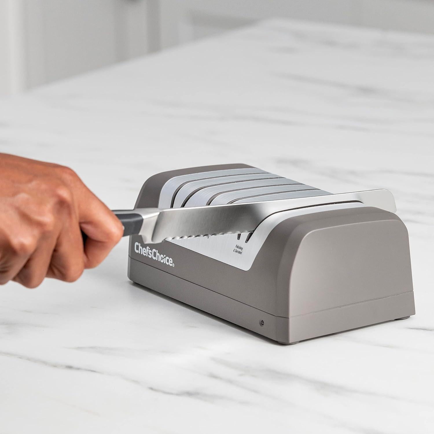 Afilador eléctrico Chef'sChoice 3 etapas recargable 20 grados