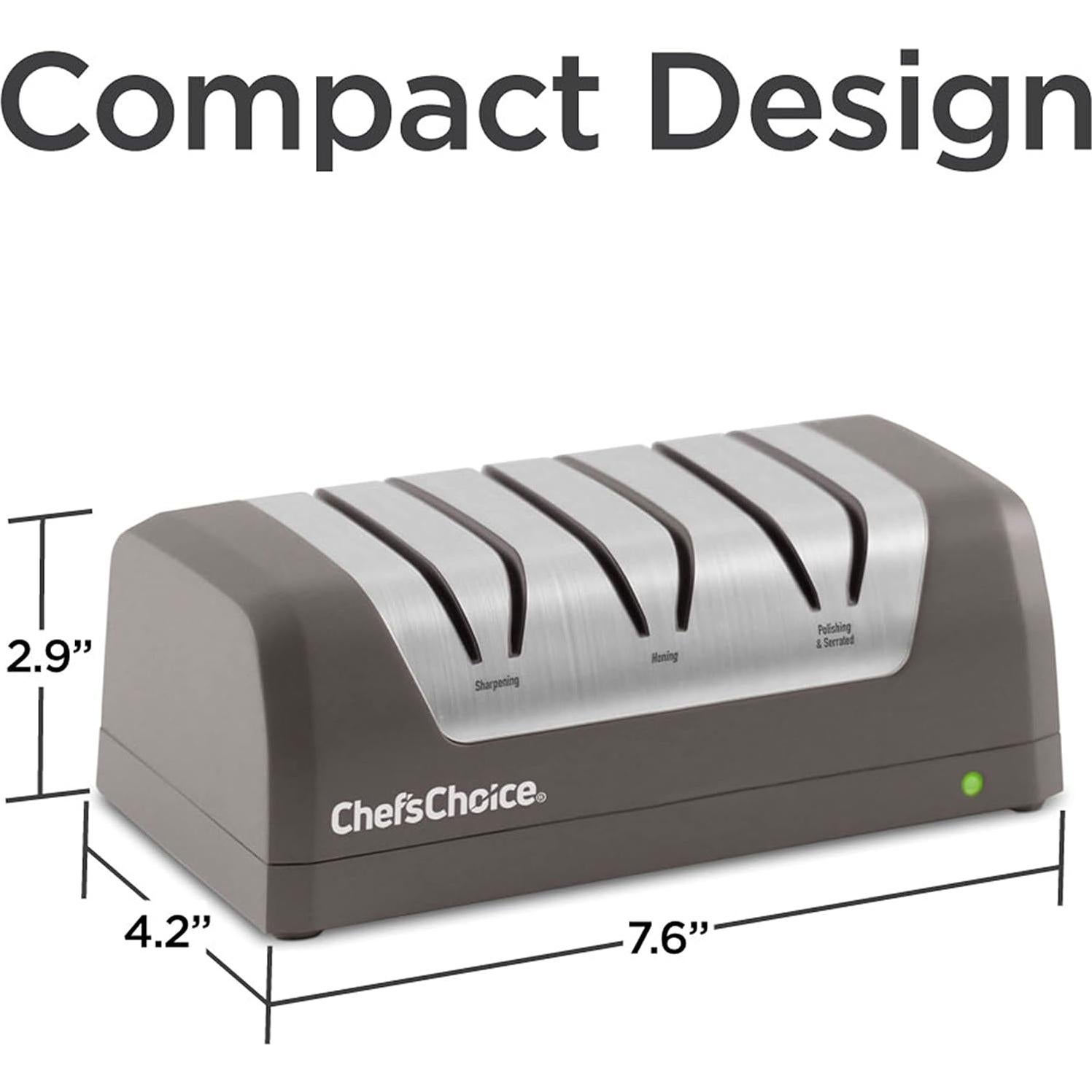 Afilador eléctrico Chef'sChoice 3 etapas recargable 20 grados