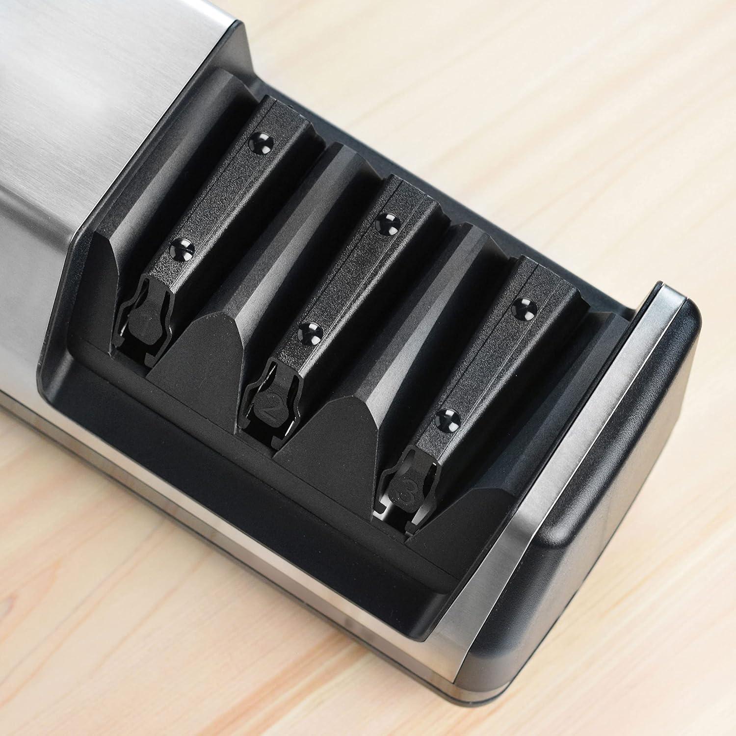 Afilador de cuchillos eléctrico Chef's Choice 151, acero inoxidable