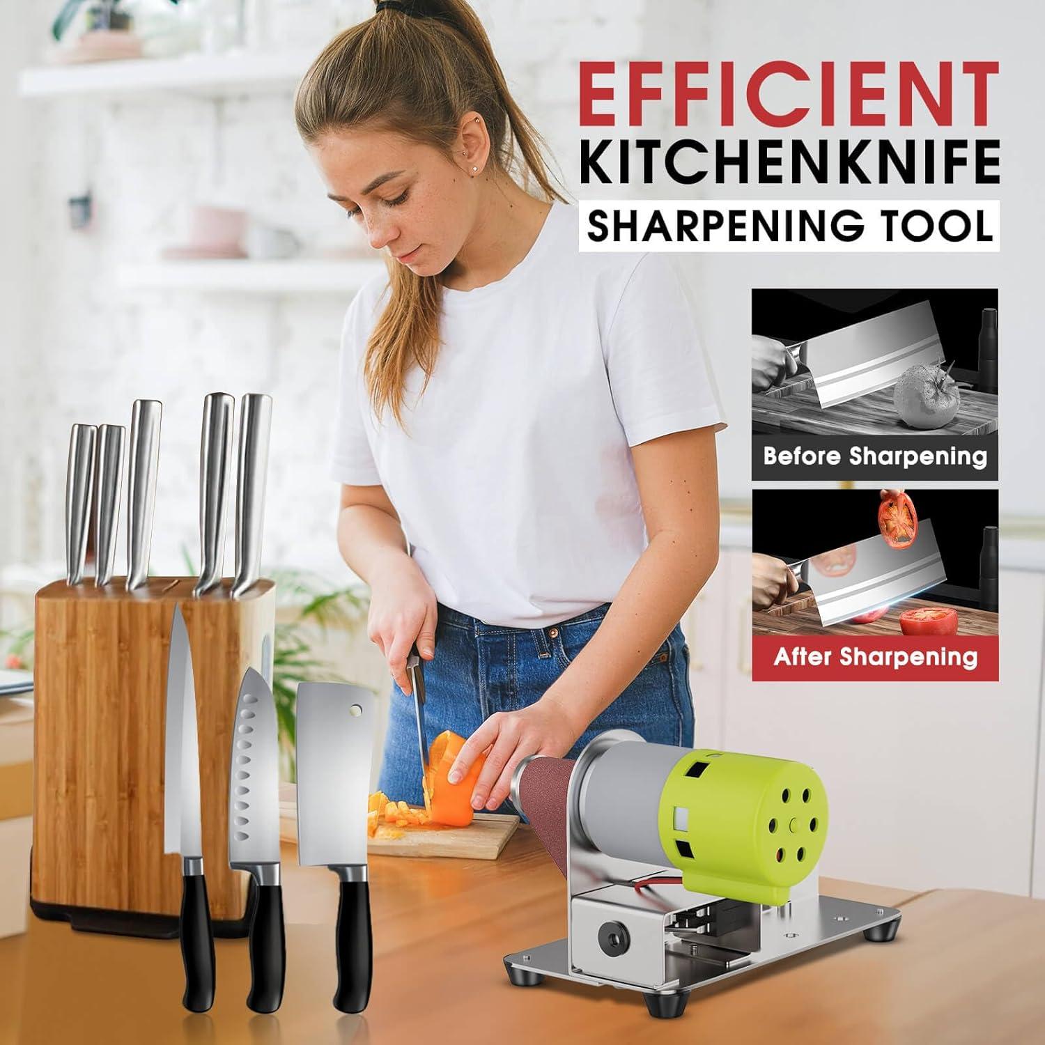 Afilador de cuchillos eléctrico Kongkee SD01 7 velocidades 15°